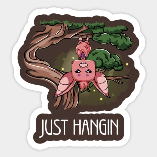 Just Hangin Sticker